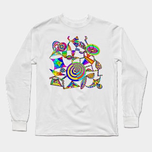 Abstract bright design Long Sleeve T-Shirt